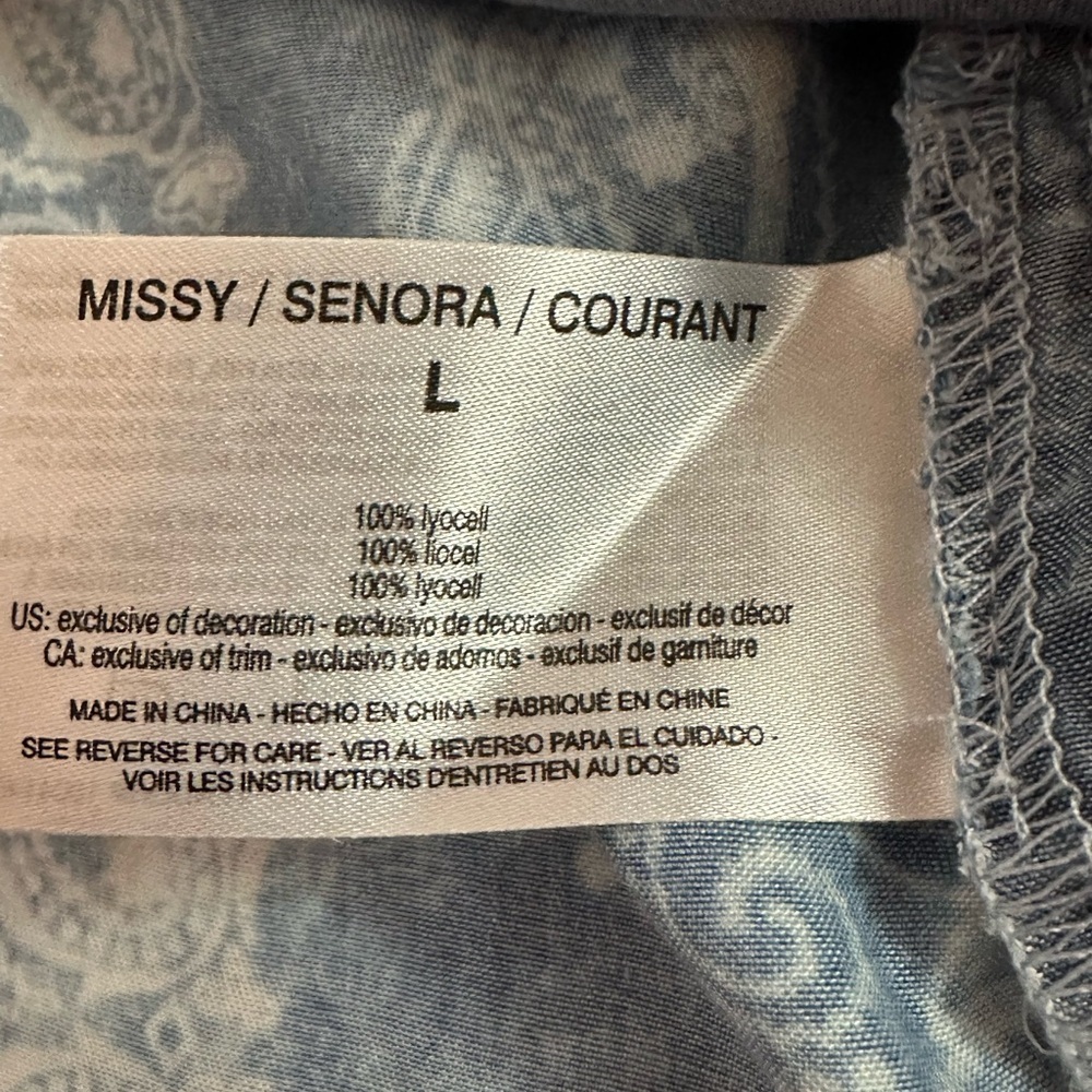 Vintage America Denim Blue Tunic - Picture 11 of 11